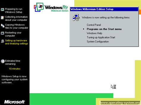 Operating System Screenshot Microsoft Winme Windowsme Final 11