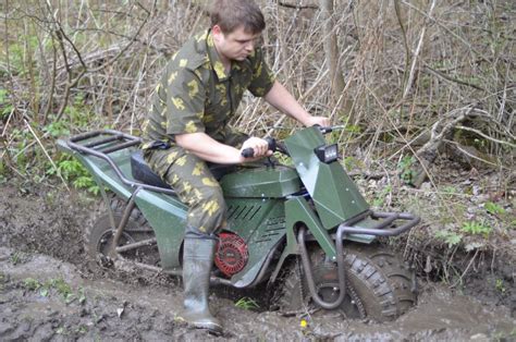 The Best Foldable Fat Wheel 2wd Russian Motorcycle Youll See All Day