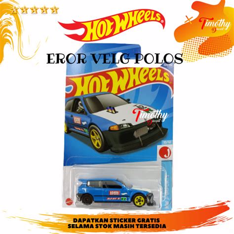 Hot Wheels Eror Error Honda Civic Custom Asada Velg Belakang J Imports Lazada Indonesia