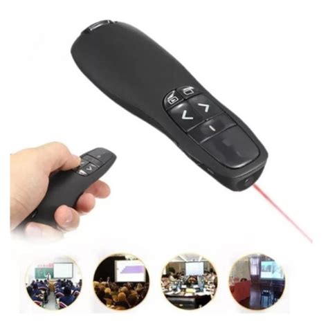 Caneta Laser Power Point Controle Sem Fio Apresentador Slide Shopee