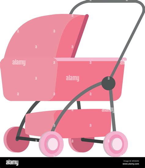 Baby Pram Isolated Stock Vector Image And Art Alamy