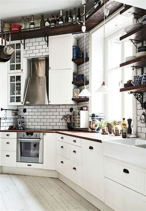 Elegant White Scandinavian Kitchen Decoration Ideas Trenduhome