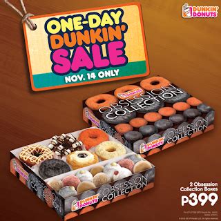 Manila Shopper Dunkin Donuts One Day Dunkin SALE November 14 2015