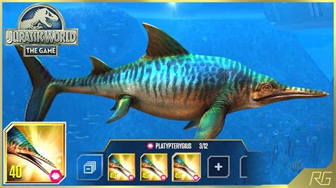 Platypterygius X3 Max Level 40 Feeding Platypterygius Vs Kraken 18 Jurassic World The Game