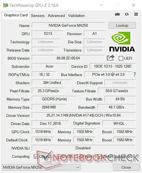 MX250 New GPU By NVIDIA Benchmark Results And Comparison, 40% OFF