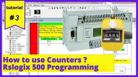 Lesson How To Use Counters Rslogix Programming Tutorials