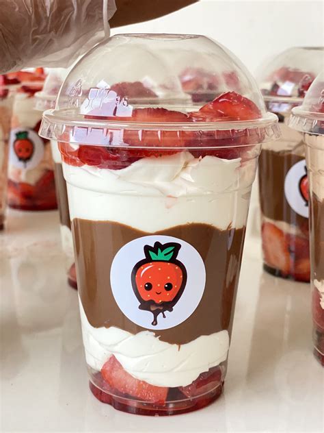 Fresas Con Crema Y Nutella Postres Refrescantes Fresas Postres Con