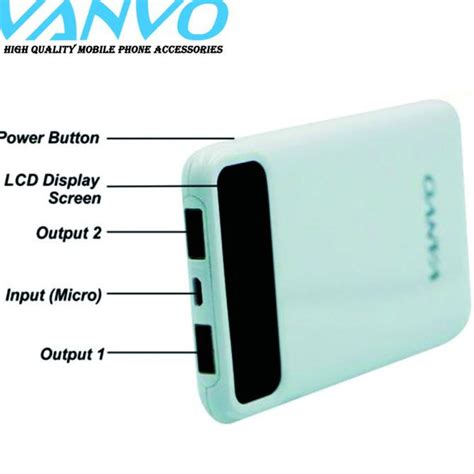 Jual Vanvo Ves Power Bank Mah Original Mini Powerbank Slim