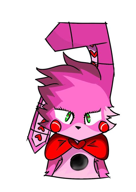 a drawing of a pink cat wearing a bow tie and holding a card with the ...