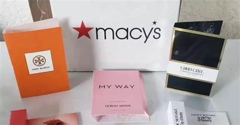 Macy's Perfume Samples Box