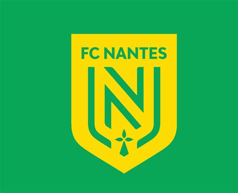 FC Nantes Symbol Club Logo Ligue 1 Football French Abstract Design ...