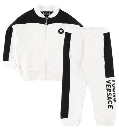 Young Versace Tracksuit - Black/White | ASAP Shipping