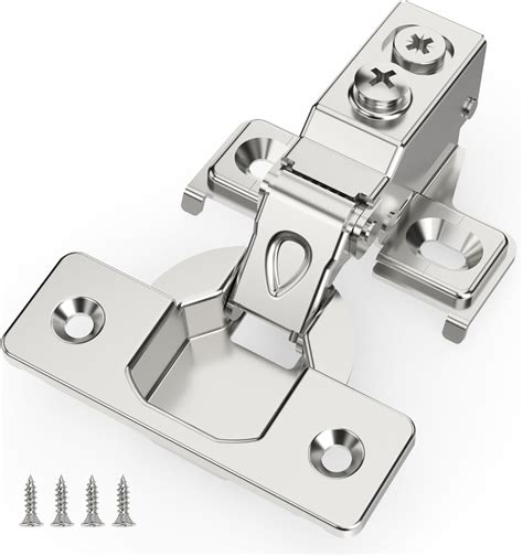 Chibery 50 Pack 5 8 Overlay Hinges 48mm Quiet 3D Soft Close Stainless