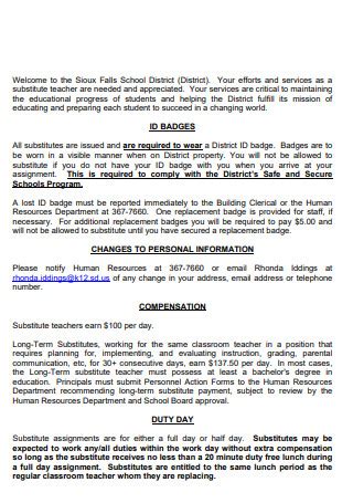 7+ FREE Substitute Teacher Lesson Plan Samples to Download 