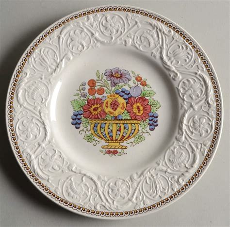 Windermere Multicolor Salad Plate By Wedgwood Replacements Ltd