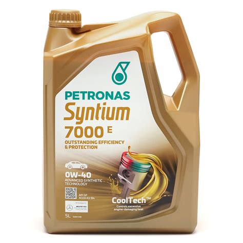 Petronas Syntium 7000 E 0W 40 Motoröl 5l SAE 0W 40 PKW Motoröle