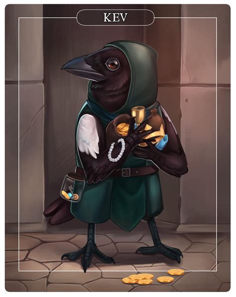 [oc] [art] Squawk The Kenku Revived Rogue R Dnd