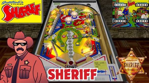 Sheriff VPX Gottlieb 1971 Teisen MOD 1 0 YouTube