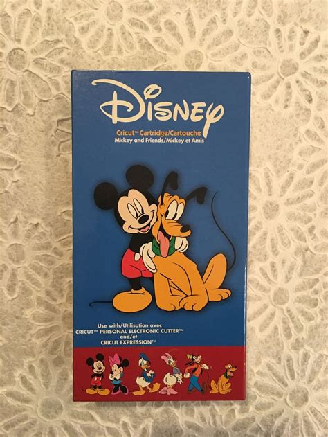 Mickey And Friends Cricut Cartridge Brand New Condition Etsy Mickey And Friends Cricut