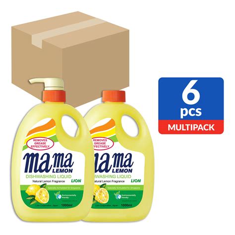 Mama Lemon Dishwashing Liquid Refill Natural Lemon Ntuc Fairprice