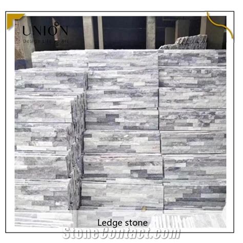 UNION DECO Quartzite Stacked Stone Cladding Wall Panel Tile From China