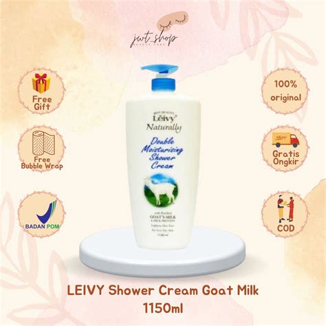 Jual Leivy Naturally Double Moisturising Shower Cream With Goat S Milk