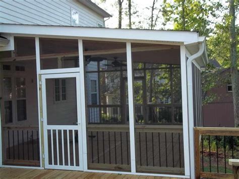 Installing Screen Porch Kits With Railing Systems Design Eivo Home