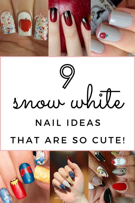 Snow White Inspired Nail Ideas En