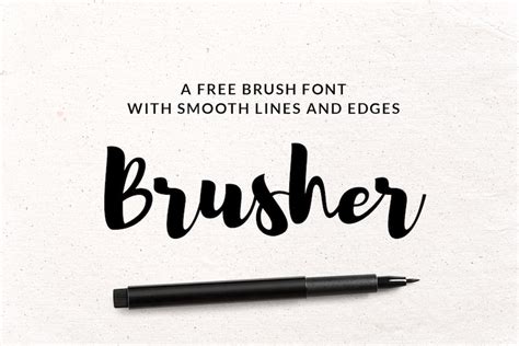 22 Beautiful Brush Fonts For Artistic Designs Super Dev Resources