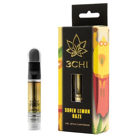 3chi Delta 8 Thc Vape Cartridge Super Lemon Haze Cdt 1ml Leafly