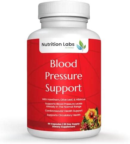 Amazon Blood Pressure Support Supplement With Hawthorn Hibiscus