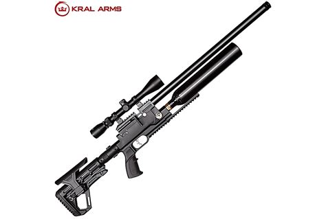 Buy Online PCP Air Rifle Kral Arms Puncher Jumbo Dazzle Synthetic From