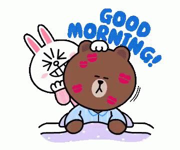 Brown Cony Brown Cony WakeUp Discover Share GIFs Cute Love