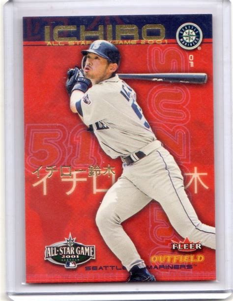 Yahooオークション イチロー カード Vol2105 2001fleer All Star