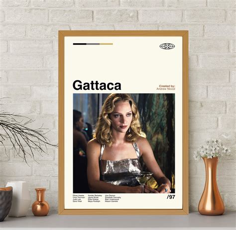 Gattaca Poster, Gattaca Movie Poster, Vintage Poster, Midcentury Poster ...