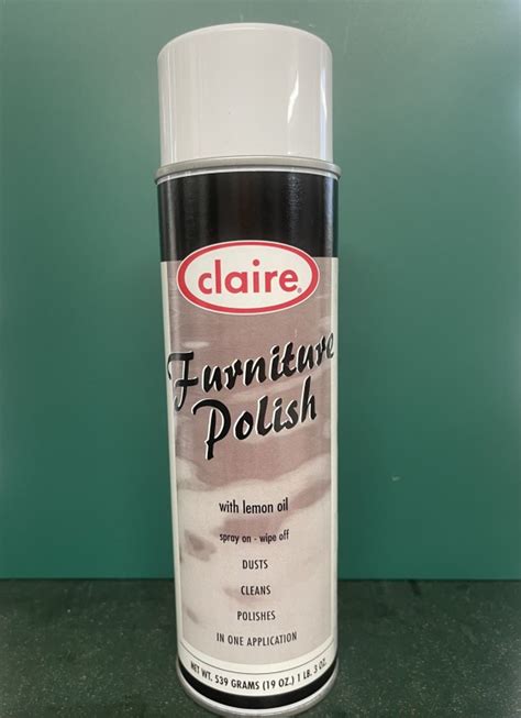 Claire Furniture Polish With Lemon Oil 400g