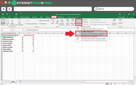 Comment Figer Des Panneaux Dans Une Feuille De Calcul Microsoft Excel