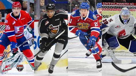 Meet The Whl Stars Of Team Red For The For Kubota Chl Nhl Top