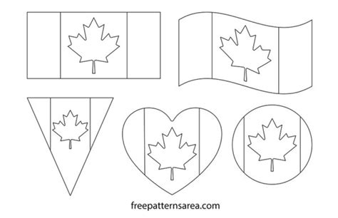 Canadian Flag Vector Graphic Images: Free Downloadable Files