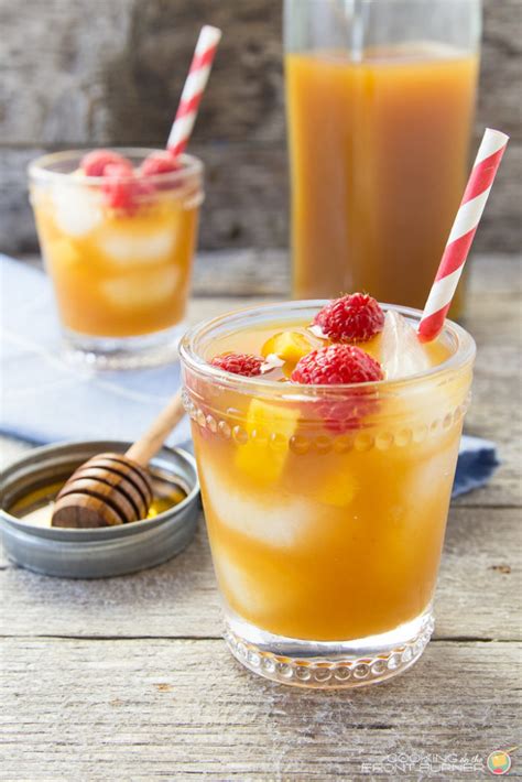 Easy Raspberry Mango Iced Tea Cooking On The Front Burner