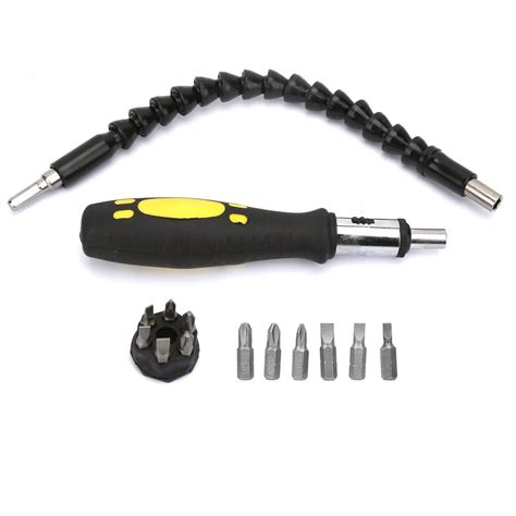 Multi Function Snake Screwdriver Flexible Shaft Extension Drill Bits