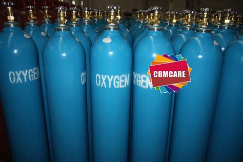 High Pressure 50L Steel Oxygen Cylinders For Medical O2 Supply System