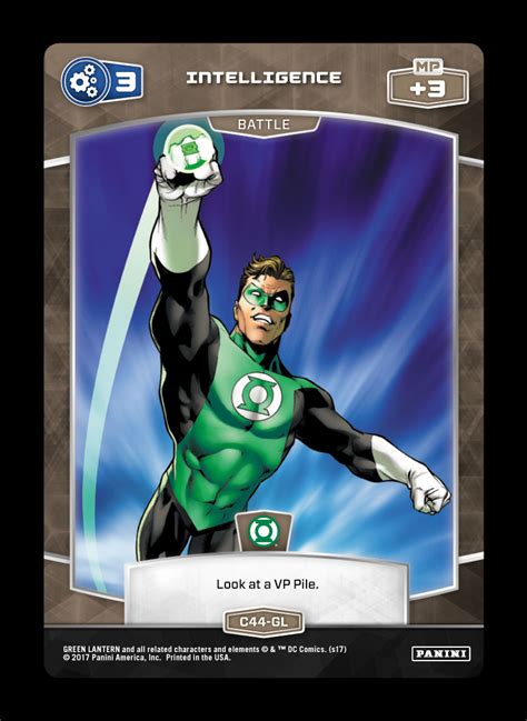 Intelligence C Gl Green Lantern Metax Tcg