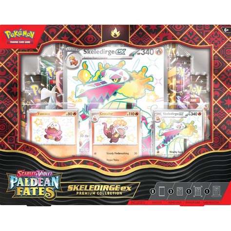 Pokémon Tcg Scarlet And Violet Paldean Fates Skeledirge Ex Premium Collection