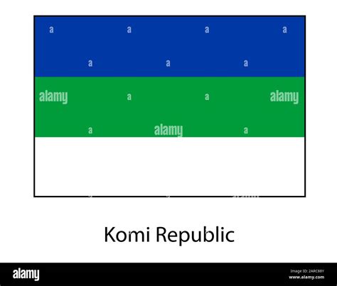 Flag of the republic of komi hi-res stock photography and images - Alamy