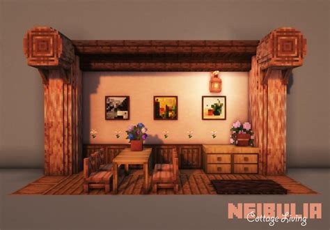 Cottage living interiors ideas #3 : r/Minecraftbuilds