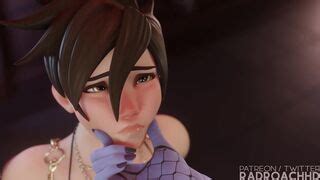 Widowmaker X Tracer RadRoachHD Hentai