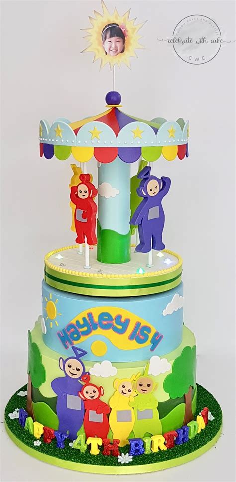 Celebrate with Cake!: Teletubbies Rotating Carousel Cake