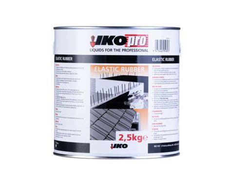 Enlucido de protección Elastic Rubber IKO de exterior para