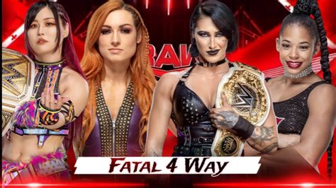 Wwe K Fatal Way Elemination Match Iyo Sky Vs Becky Lynch Vs